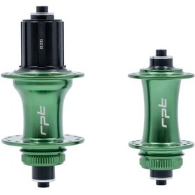 Resim Shimano Raptor Ön/arka Göbek Seti Qr+sokma Mil 8-11v 32d C.lock Yeşil 220239 Siyah 