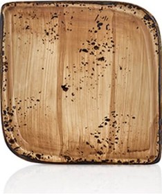 Resim By Bone - Arel - AR-25-KR - Kare Tabak - 25 cm - Vintage 12 Adet 