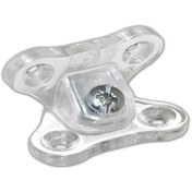 Resim MV Stil - Şeffaf Çektirme Açılı Kelebek Bağlantı - 100 Adet (100 Erkek, 100 Dişi) (1 Kutu) 