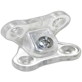 Resim MV Stil - Şeffaf Çektirme Açılı Kelebek Bağlantı - 100 Adet (100 Erkek, 100 Dişi) (1 Kutu) 