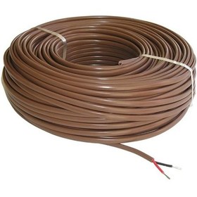 Resim 2 X 1.5 Mm Ttr Kablo Yassı Kahverengi Marin 1 Mt 
