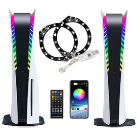 Resim Bosphorusboutique Uzaktan Şeritleri Rgb Renk Ps5 Led Kumandalı Işıklar Işık İçin Dekorasyon Çoklu 8 Dx 