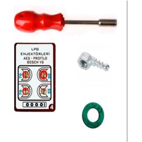 Resim Lpg Ocak Tüp Memesi Pipo Enjektör Dönüşüm Seti Arçelik Bosch Uyumlu Si 