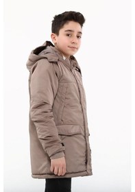 Resim Erkek Çocuk Mont 51274 Kahve 