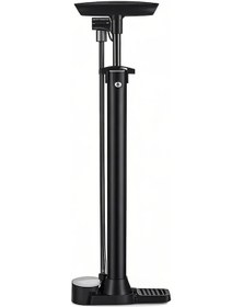 Resim Wezone Yüksek Basınçlı Bisiklet Pompası - 140psı Tasarım, Katlanır Taban, T Kolu, Bisiklet Ve Elektrikli Araçlar İçin 