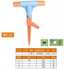 Resim Genel Markalar 2 Yönlü & T Normal Sprink Fıskiye 