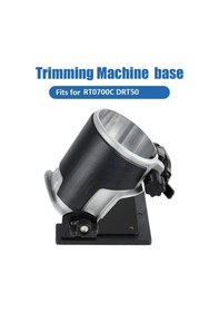 Resim Alüminyum Alaşım Giyotin Makinesi Tabanı Eğimli Tahta Ağaç İşleme Kenar Kesici Makita Elektrikli Kırpma Makinesi 