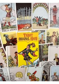 Resim English Tarot 78 Cards İngilizce Tarot Kartı - Tarot Original 1909 