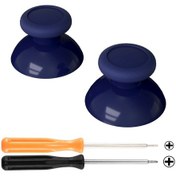 Resim Midnight Blue-extremerate Çift Renkli Joystick Thumbsticks Analog Nintendo Switch Pro Denetleyici İçin Phillips Torna 