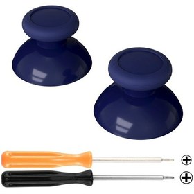 Resim Midnight Blue-extremerate Çift Renkli Joystick Thumbsticks Analog Nintendo Switch Pro Denetleyici İçin Phillips Torna 