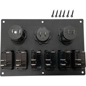 Resim Tekne Karavan Switch Panel - Bfy 6 Lı Switch Paneli 