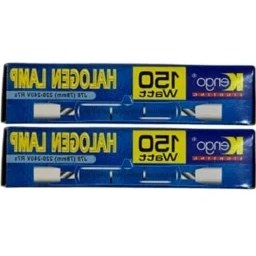 Resim Cekar Store 150W Sarı Işık R7S Duylu Dim Edilebilir Çubuk Halojen Ampul, 78MM, 2 Adet [enerji Sınıfı A] 