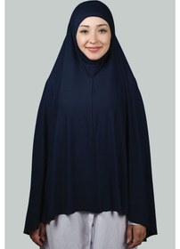 Resim Altobeh Hazır Türban Peçeli Pratik Eşarp Tesettür Nikaplı Hijab - Namaz Örtüsü Sufle (5XL) - Lacivert 