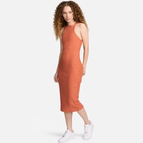 Resim Nike Sportswear Chill Knit Kadın Turuncu Elbise 