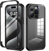 Resim Musal iPhone 13 Pro Max Kılıf Ön Arka Tam Kapatan Premium 360 Tam Koruma Lüx Kapak 