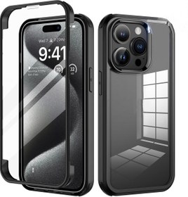 Resim Musal iPhone 13 Pro Max Kılıf Ön Arka Tam Kapatan Premium 360 Tam Koruma Lüx Kapak 