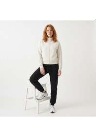 Resim Sportive Kaia Full-zip Kadın Beyaz Günlük Stil Eşofman Üstü 26yk0001-kbyz 