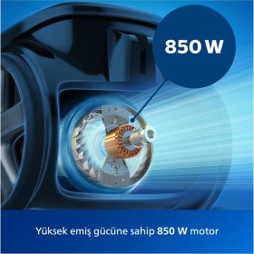 Resim Philips 2000 Serisi Torbasız Elektrikli Süpürge 750W Güçlü Emiş Teknolojisi ve 1.3L Toz Haznesi 
