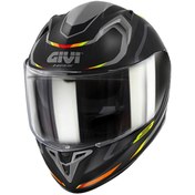 Resim LS2 GIVI 50.8 MACH1 MAT SİYAH-GRİ-KIRMIZI KASK 