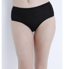 Resim 6 Adet Bellızzı Bayan Geniş Kenar Bikini Külot 202 Siyah 