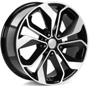 Resim Emr -W7702-04 7.5x17" -4x100 ET40 67.1 Deep Black Diamond Gloss Jant (4 Adet) 