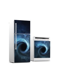 Resim Buzdolabı Ve Bulaşık Makinası Beyaz Eşya Sticker Kaplama Karadeli 