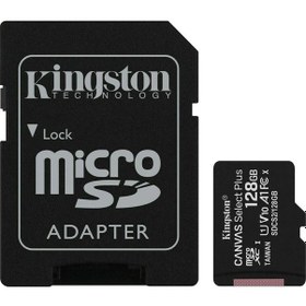 Resim KINGSTON HAFIZA KARTI 128GB 100 MB/S MICRO SD KART CANVAS SELECT 