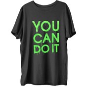 Resim Top Glory Youcan Baskılı Penye Boks Sporcu T-Shirt (532150045) Siyah 