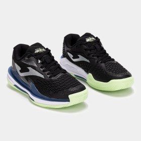 Resim Joma Ace Kadın Siyah Toprak Kort Tenis Ayakkabısı TACLS2501C 