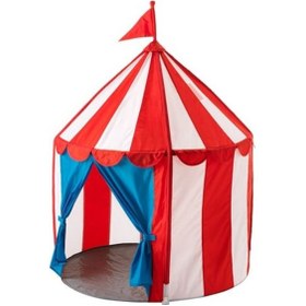 Resim Çocuk Oyun Çadırı MeridyenDukkan Kırmızı-Beyaz 100Cm IKEA Çocuk O 