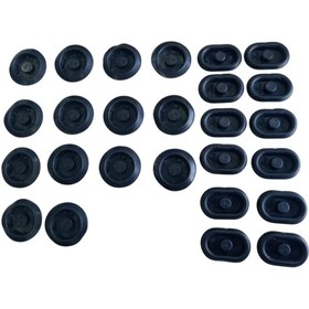 Resim PEX Araç Altı Su Tapası - Tüm Modeller - 14 Adet Yuvarlak 12 Adet Oval Set 