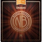 Resim D'Addario NB1256 Nikel Bronz Akustik Gitar Teli (12-56) 