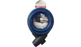 Resim Mavi Bisiklet Kilidi Çelik Halat 12 mm 1,5 M 