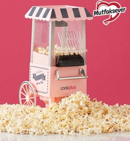 Resim Mutfaksever Pembe Mısır Patlatma Popcorn Makinesi 