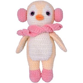 Resim Amigurumi Penguen Pino - Pembe - Anatoya 