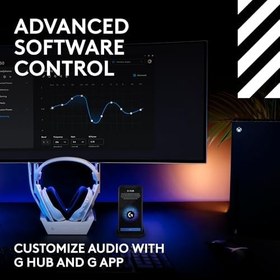 Resim Logitech G ASTRO A50 Kablosuz Baz İstasyonlu Oyuncu Kulaklığı, Dolby Ses, Xbox, PlayStation, PC/Mac ile Uyumlu, Beyaz 