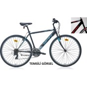 Resim Carraro 28J Carraro Actıve 280 Şehir Bisikleti - Siyah Gri Kırmızı - 49 