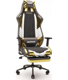 Resim Warrior Scorpion Oyuncu Koltuğu - Gold - Ayak Uzatmalı Bilgisayar Sandalyesi - 1575C1201 