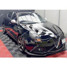 Resim Alfa Romeo Giulietta Ön Lip - Ön Tampon Alt Ek - Piano Black Parlak Siyah - Bodykit Store 