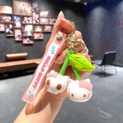 Resim Baijiafu2 Yeni Çizgi Film Animasyon Stitch Serisi Yumuşak Kauçuk Anahtarlık Bebek Çantası Kolye Anahtarlık Küçük Hediye (Yurt Dışından) 