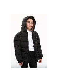 Resim Erkek Çocuk Mont 51276 Siyah 