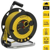 Resim Stanley Stp2515rnf Makaralı Kablo Kauçuk 25 Mt, 3x1.5mm, 4 Priz 