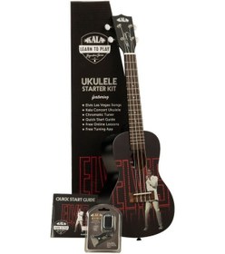 Resim Kala Elvis Viva Las Vegas Concert Ukulele Eğitim Seti 