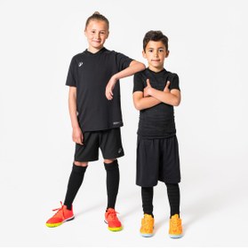 Resim Decathlon Kipsta Çocuk Futbol Kısa Kollu Termal İçlik - Siyah - Keepdry 500 