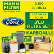 Resim Ford Fiesta 1.6 Mann-filter Filtre Bakım Seti 2013-2016 Mann-Filter Filtre UP1319451 100 Orijinal Garantili Faturalı