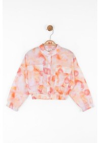 Resim Nk Kids Kız Çocuk Georgia Ceket 38537 Coral Beyaz - Somon 