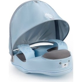 Resim Mambobaby Yeni Çocuklar Için Emniyet Kilitli Gölgelikli Yüzme Simidi Swimsafe Kolluk Simit 8-36 Ay 001 