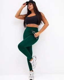 Resim Kseniaesm Fitwear Losinler / Leopar Desenli / Düz Renkli Tayt / Renkli Tayt 35408954 Yeşil 