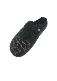 Resim Gezer 14622-24 Termal Kumaş Erkek Ev Terlik Siyah 