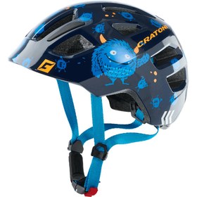Resim Cratoni Kask Çocuk Maxster (Mavi-Monster Desen) 